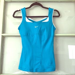 Nike Turquoise Dri-Fit Workout Tank size Small
